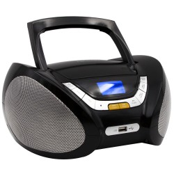 CP445 - Boombox CD/MP3 + Radio FM PLL Black