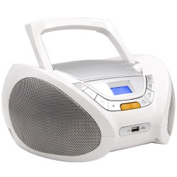 CP443 - Modern Combo CD/MP3 + Radio FM PLL Blanco