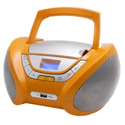 CP447 - Boombox CD/MP3 + Radio FM PLL Orange
