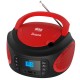 LLB996 - Boombox Radio/CD con luces Rojo