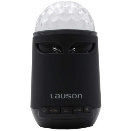 SS103 - Portable speaker with disco lights Black